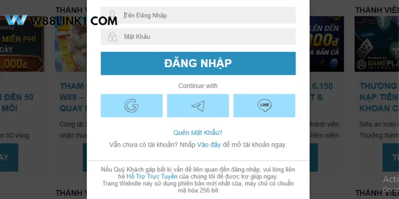 Hướng dẫn cách đăng nhập W88 đơn giản nhất